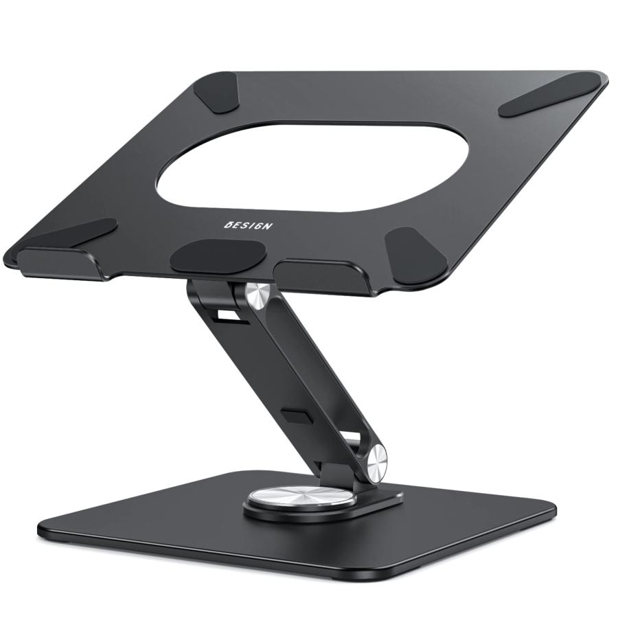 BESIGN LSX7 ノートパソコンスタンド 360度回転ベース 人間工学に