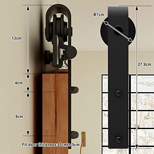 CCJH 吊り引き戸レール 5.5FT/1.67メートル 引き違いドア CCJH 吊り引き戸レール 5.5FT/1.67メートル 引き違いドア