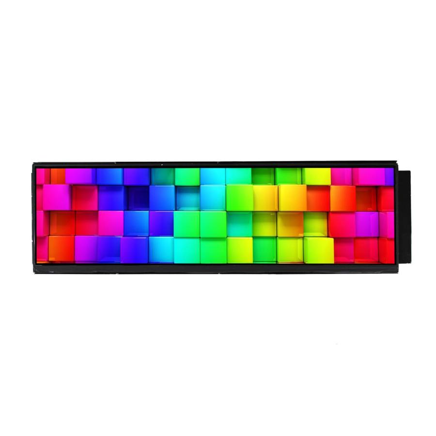 VSDISPLAY Y60用 PCケース モニター 12.6インチ 細長液晶スクリーン