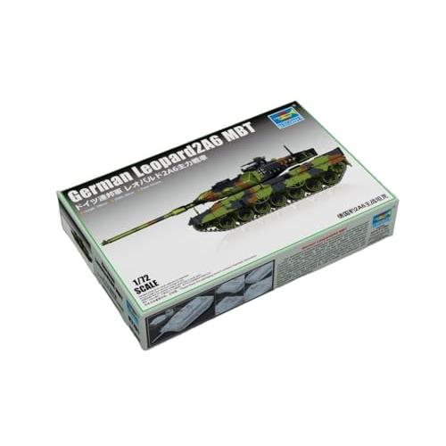 トランペッター(TRUMPETER) 1/72 ドイツ連邦軍 レオパルド2A6主力戦車 プラモデル 07191 : たま実屋商店 - 通販 ...