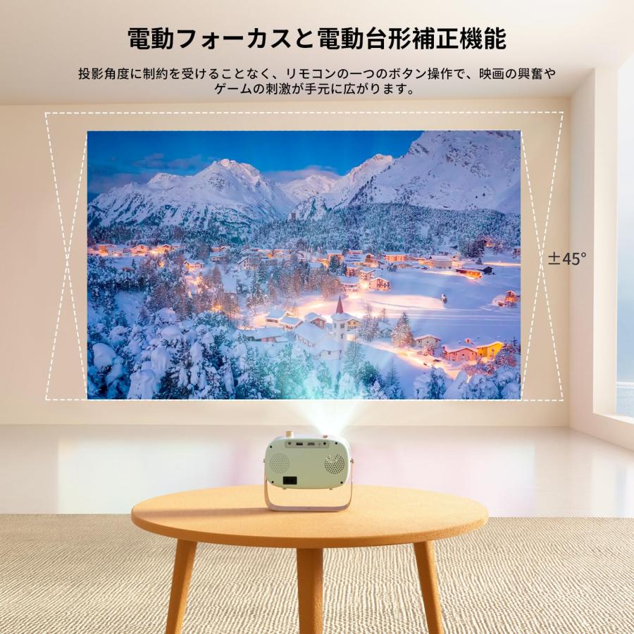 2025年新登場】Sawcnreo プロジェクター 天井投影 小型家庭用 2025年新登場】Sawcnreo プロジェクター 天井投影 小型家庭用