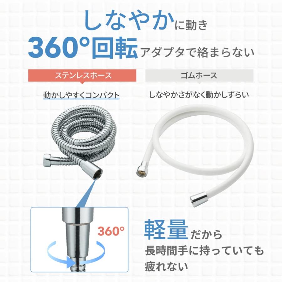 日丸屋製作所 シャワーホース ステンレス しなやか 柔軟 軽量 日丸屋製作所 シャワーホース ステンレス しなやか 柔軟 軽量