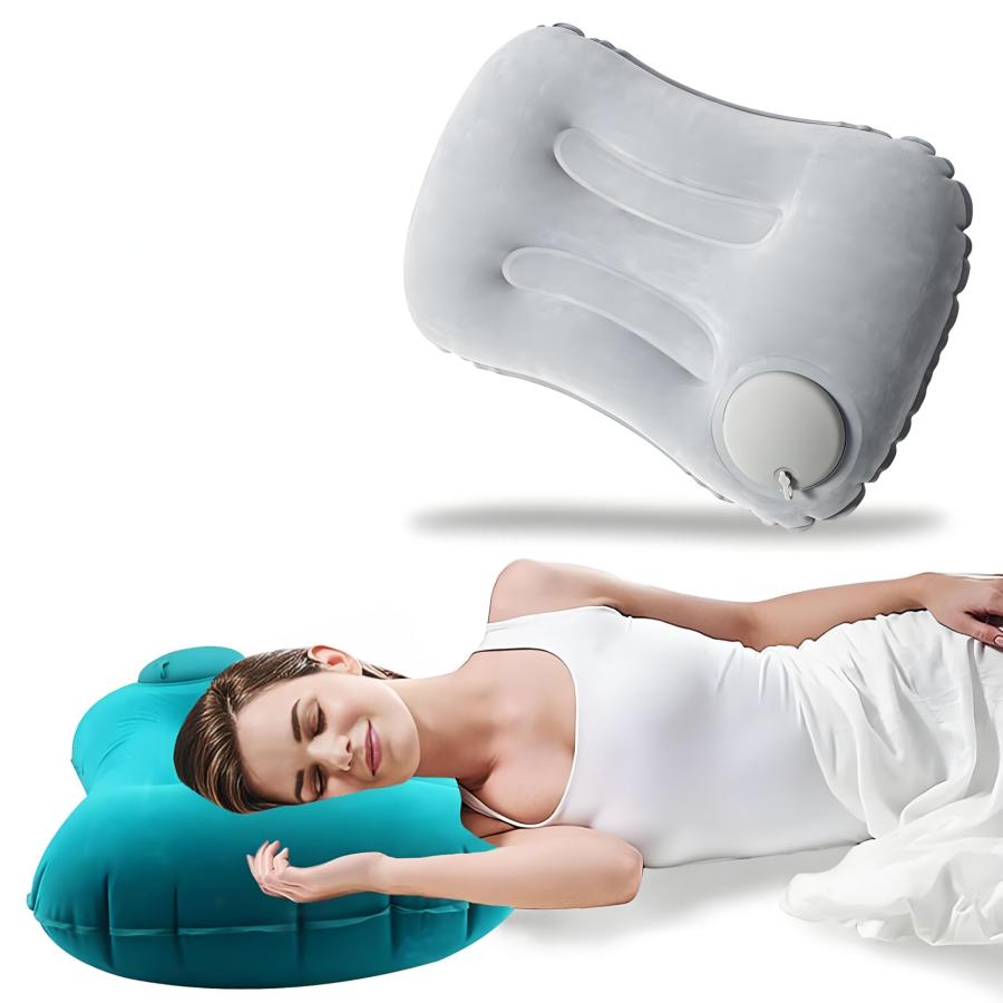 超軽量・コンパクト！人間工学に基づいたデザインのエアーピロー 超軽量・コンパクト！人間工学に基づいたデザインのエアーピロー 超