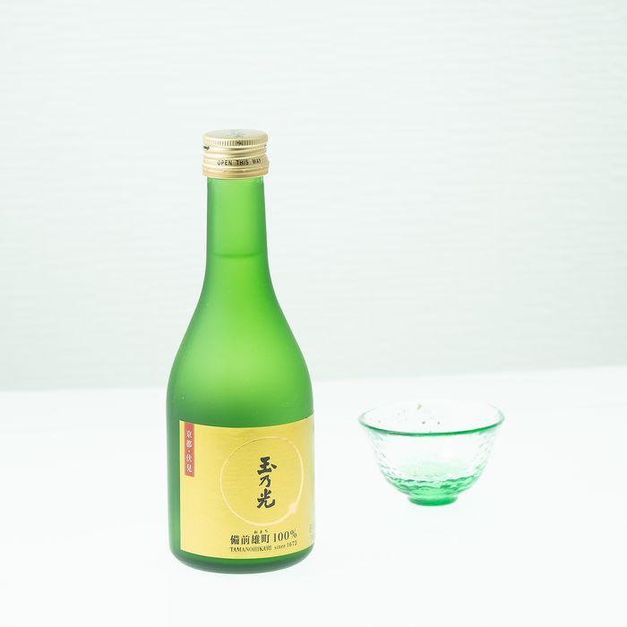 ギフト 玉乃光 日本酒 純米大吟醸 備前雄町100% 300ml 化粧箱入 ラッピング無料 メッセージカード無料 御祝 贈り物 贈答 ミニボトル 寿 誕生日 地酒｜tamanohikari