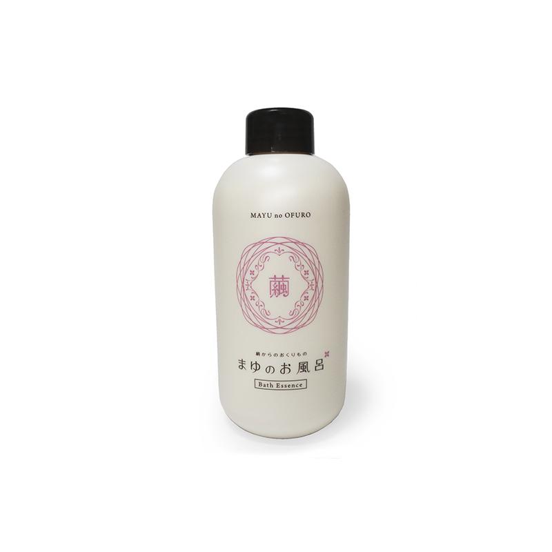 まゆのお風呂ボトル　スキンケア入浴液　セリシン(保湿成分)配合｜tamao