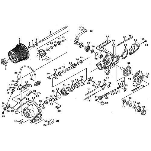 ダイワ(DAIWA) 純正パーツ 16 トーナメントサーフ45 05PE スプール 部品番号 2 部品コード 128A34 0005938512｜tamari-do｜02