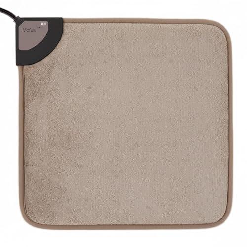 Mofua 電気ホットマット 40×40cm 一人用 足元マット 電気座布団 足元