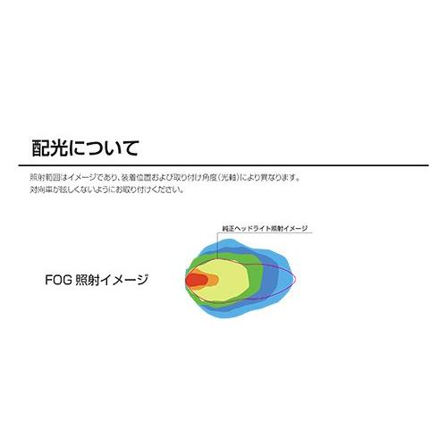 PIAA バイク用フォグランプ LED 6000K 追加ランプ 径61mm プロジェクター 12V8W 1100P IPX7 車検対応 1個入の画像