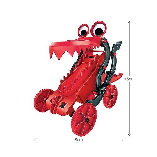 4M 進めドラゴンロボット ロボット工学 おもちゃ 自由研究 実験セット 工作キット ドラゴン ロボット モーター 教育 学習 知育 おうち｜tamari-do｜07