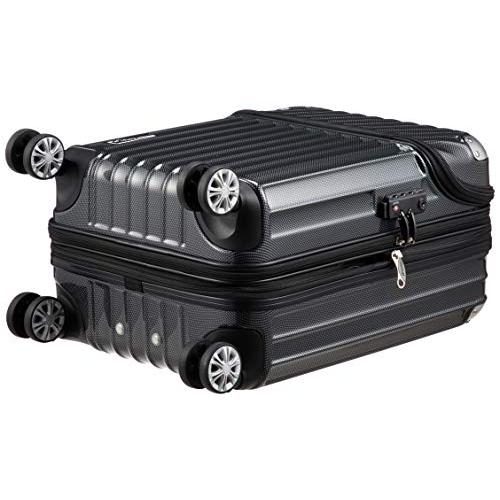 [トラベリスト] スーツケース ジッパー トップオープン モーメント 機内持ち込み可 35L 54 cm 3.4kg ブラックカーボン ブラックカーボン スーツケース ジッパー 35L 返品無料
