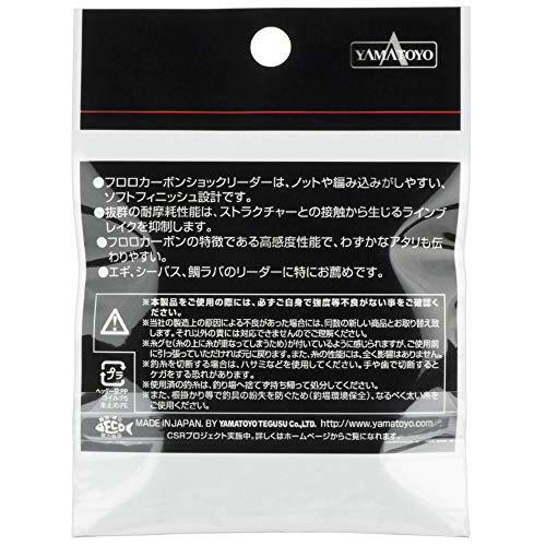 ヤマトヨテグス(YAMATOYO) リーダー フロロショックリーダー フロロカーボン 30m 1.5号 6lb クリア｜tamari-do｜02