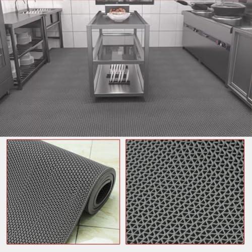 Jumei 業務用滑り止めマット 90cm×15m PVC 吸水 転倒防止 屋外 屋内 