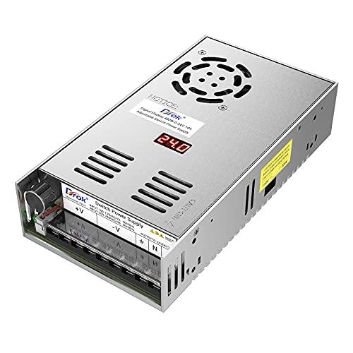【在庫処分】DROK スイッチング電源 AC 110/220V→DC 0-24V DROK スイッチング電源 AC 110/220V→DC 0-24V 20A 480W 電圧調整可能