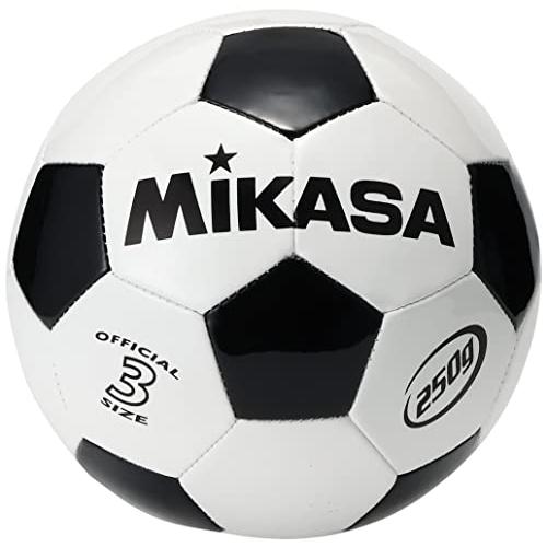 ミカサ(MIKASA) ジュニア サッカーボール 3号 (小学生用) 約250g ホワイト/ブラック 縫いボール SVC303-WBK 推奨内圧｜tamari-do｜02