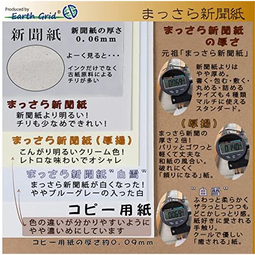 まっさら新聞紙A1ハーフ ミシン入り2つ折り×田の字折り／20枚 840
