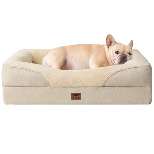 EHEYCIGA 犬 ベッド ペット 犬用ベッド 洗える 防水 猫 高反発
