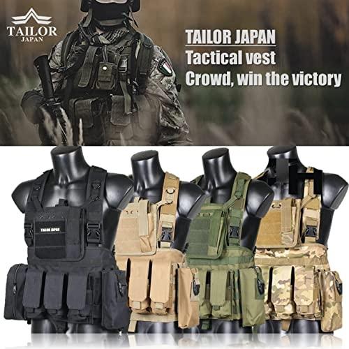 TAILOR JAPAN  サバゲーベスト タクティカルベスト ベスト チェストリグ ライトウェイト モジュラーベスト MOLLE サバゲー装｜tamari-do｜03