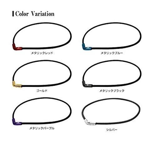 ファイテン(phiten) ネックレス RAKUWAネックX50 Vタイプ シルバー