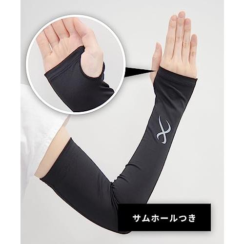 シーダブリューエックス/ワコール] アームカバー(指掛けタイプ) 吸汗速