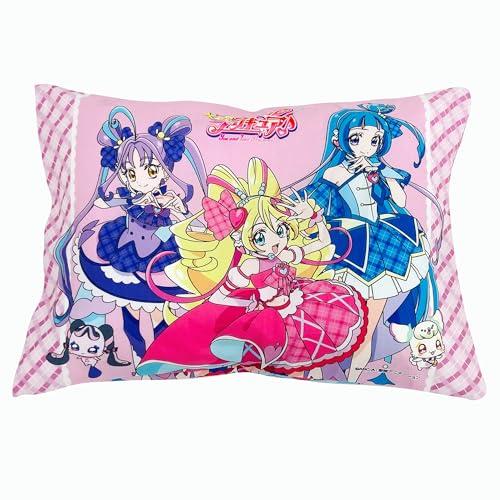 MORIPiLO 子供 枕 低め キミとアイドル プリキュア ピンク 約28x39cm