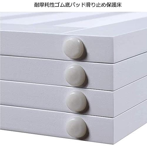 unipaws 木製犬用ゲート、折り式バリア、ペット用家具フェンス 、白い_4