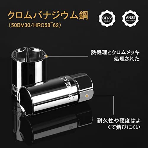 ソケットレンチ32点セット 鉄製収納ケース付き WORKPRO ソケットレンチセット 差込角12.7mm 32点セット ガレージ