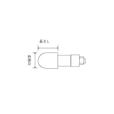 キジマ (kijima) バイク バイクパーツ バーエンドキャップ ビッグヘッド D22.6 L26 汎用 メッキ 204-1344｜tamari-do｜02