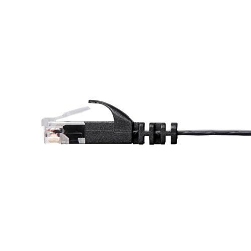 サンワサプライ CAT6フラットLANケーブル (3m) 1Gbps/250MHz RJ45 ツメ折れ防止 ブラック LA-FL6-03BK｜tamari-do｜02