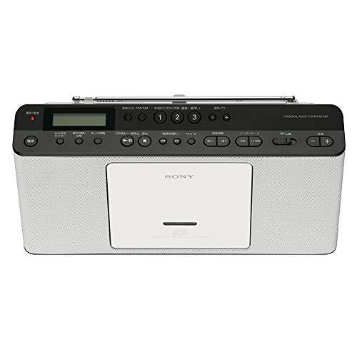 ソニー CDラジオ ZS-E80 語学学習用機能搭載 ホワイト メーカー公式ストア