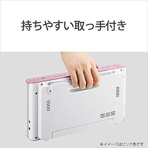 ソニー CDラジオ ZS-E80 : FM/AM/ワイドFM対応 語学学習用機能搭載