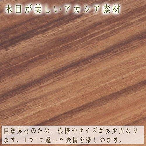 不二貿易 まな板 カッティングボード Sサイズ 長さ25cm ブラウン アカシア 木製 取っ手付き 30517｜tamari-do｜04