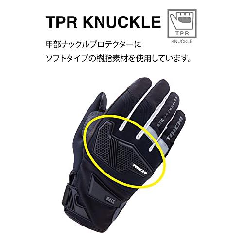TAICHI(RSタイチ) バイク用 オールシーズン 防水 タッチパネル対応 プロテクター内蔵 DRYMASTER フィット エッジ レイングロ_3