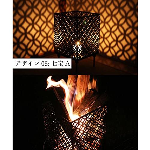 S'more(スモア) 和柄四面焚き火台 焚き火台 四面焚火台＆横長天板