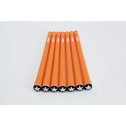 (未使用･未開封品)　elitegrips(エリートグリップ) グリップ Y360°SH 50g Y360°SH50g Corlor.No.7 WO ワイルドオレンジ バックライン有 ワイルドオレンジ 6k88evb elitegrips (エリートグリップ) ゴルフ グリップ Y360°s air 7本セット