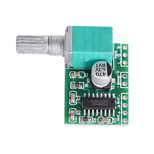 VKLSVAN 5個 PAM8403 2X3Wミニ 5V デジタル アンプ基板 USB 電源