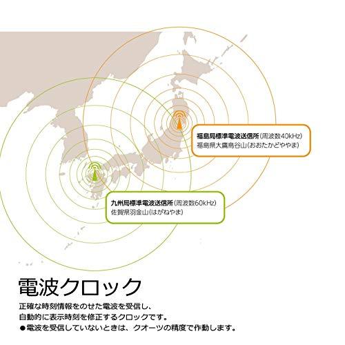 セイコークロック(Seiko Clock) 置き時計 銀色メタリック 本体サイズ: 7.7×17.4×3.8cm 目覚まし時計 電波 デジタル｜tamari-do｜09