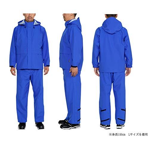 MAEGAKI  AP2000 ゴアテックスR レインスーツ レインウェア 透湿 撥水 作業用 ワーク 収納袋付属 (L ブルー)｜tamari-do｜02