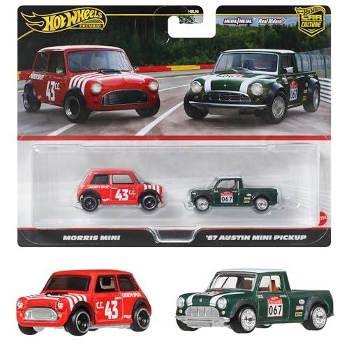 ホットウィール(Hot Wheels) プレミアム 2パック - モーリス ミニ