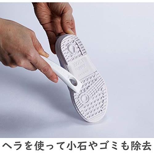 山崎産業(Yamazaki Sangyo) 靴洗いブラシ ブルー 長さ22cm 靴 シューズ ブラシ バスボンくん 抗菌 日本製 188888｜tamari-do｜06