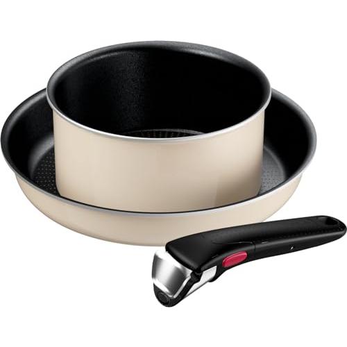 ティファール 取っ手のとれる 鍋 フライパンセット 3点セット ガス火