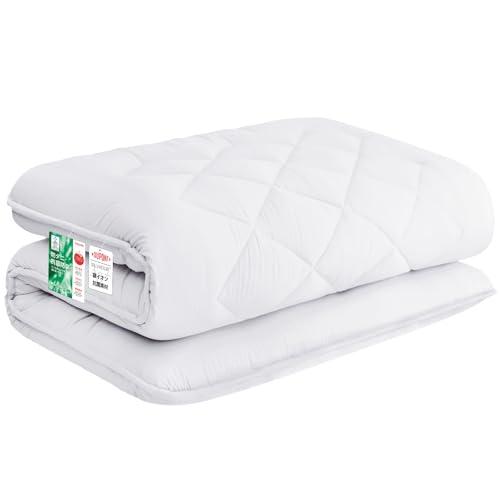 敷き布団 極厚10cm 五層構造 ダブル TEIJIN マイティトップ中綿使用