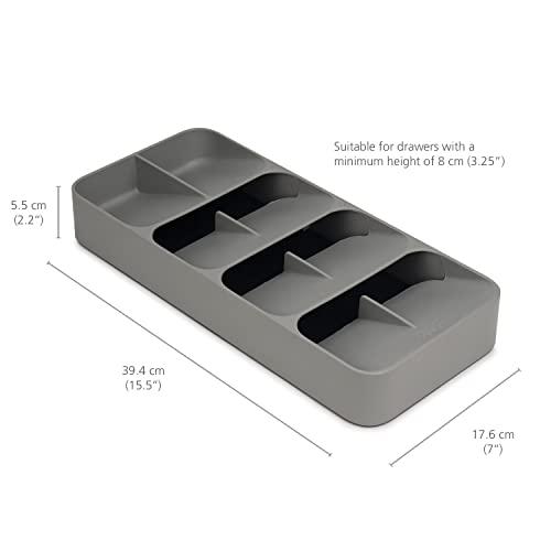 Joseph Joseph (ジョセフジョセフ) カトラリーケース トレー 収納 ドロワーオーガナイザー キッチン 引き出し 整理 ワイド グレ｜tamari-do｜04