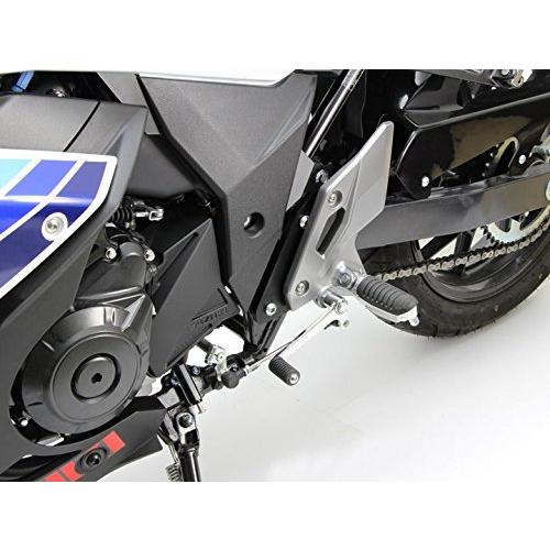 ハリケーン(HURRICANE) ステップオフセットプレートブラック GSX250R HF5307_2