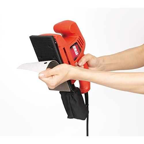 SK11 コード式オービタルサンダー SWS-200AC 集塵機能付き マジックテープ・クランプ兼用タイプ