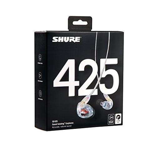 SHURE イヤホン SEシリーズ SE425 カナル型 クリアー SE425-CL-A  国内正規品｜tamari-do｜04