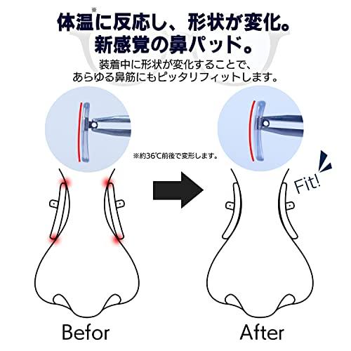 サンニシムラ  鼻パッド 形状記憶 シルバー 小｜tamari-do｜04