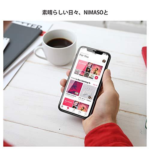 NIMASO ガラスフィルム iPhone XR iPhone11 用 強化ガラス 全面保護 フィルム ガイド枠付き フルカバー 1枚セット N｜tamari-do｜06