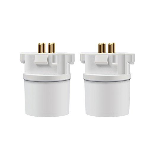 DiCUNO 口金変換アダプター 変換ソケット GX10q→E26 (GX10q-1/-2/-3/-4対応) 2個入 | 