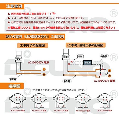 DiCUNO 口金変換アダプター 変換ソケット GX10q→E26 (GX10q-1/-2/-3/-4対応) 2個入 |  | 05