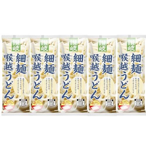 さぬきシセイ 讃岐細麺喉越うどん 300g×5袋（Yahoo!・たまり堂）